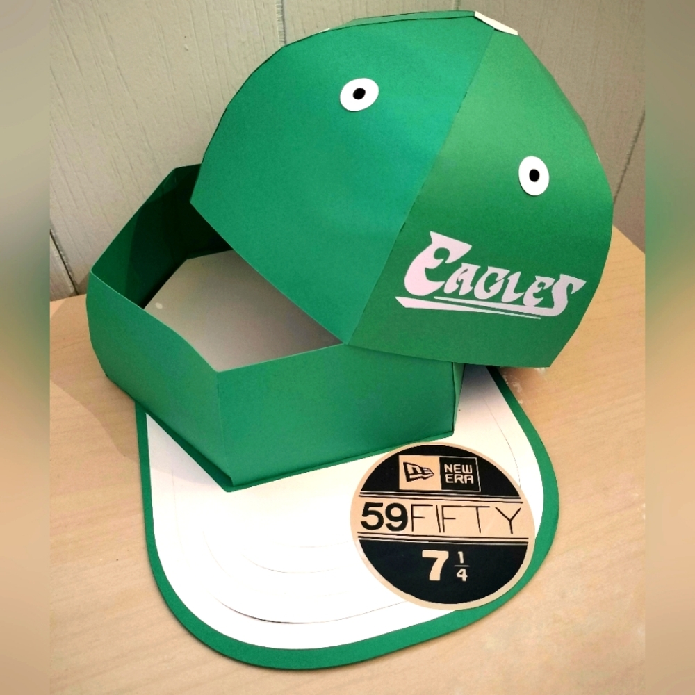 Kelly green Eagles Handmade Treat Box 8 inch × 12 inch